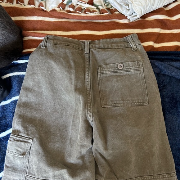 Army green cargo pants - Picture 3 of 4